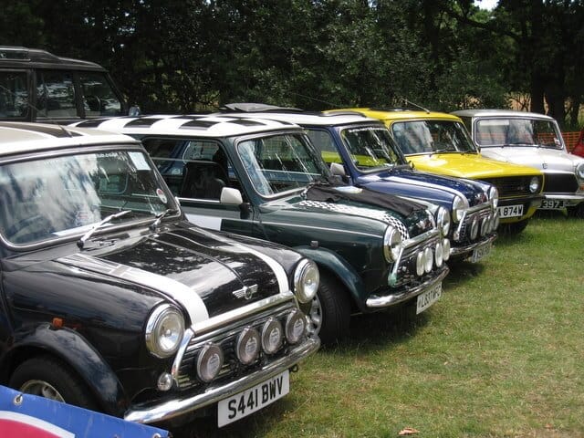 A row of Minis